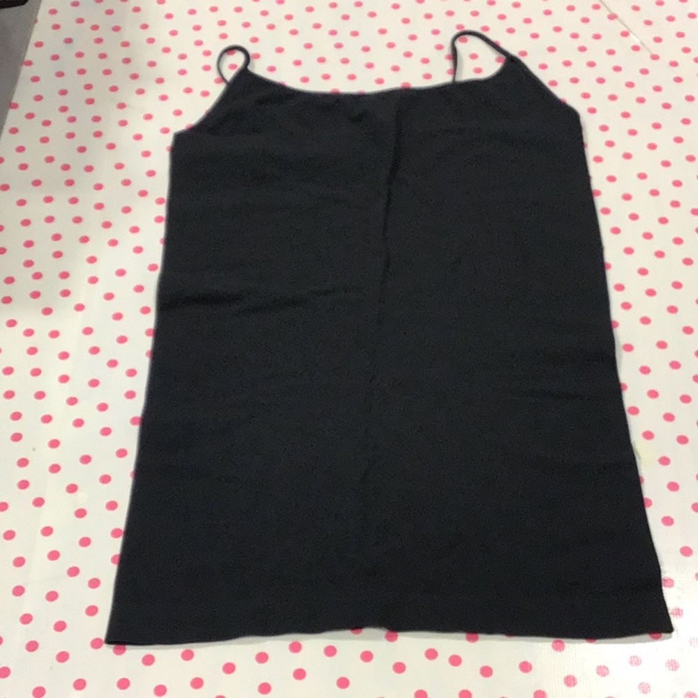 Skinnytees cami, one size fits most, color charcoal